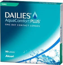 Dailies Aquacomfort Plus Toric Contact Lenses 90pk