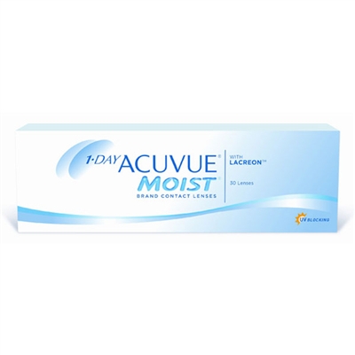 1 Day Acuvue Moist 30 pack Contact Lenses - Johnson & Johnson