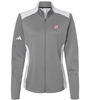 LADIES' ADIDASÂ® TEXTURED MIXED MEDIA FULL-ZIP JACKET