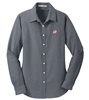 LADIES' LONG SLEEVE PORT AUTHORITYÂ® SUPERPROâ„¢ OXFORD SHIRT