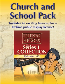 Friends and Heroes DVD Series 1 Church and School Pack Multi-Language