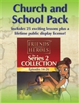 Friends and Heroes DVD Series 2 Church and School Pack Multi-Language