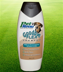 PET RENU GOODBYE FLEA SHAMPOO - 16 oz