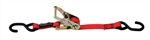 1" x 6' Ratchet Strap with Snap Hooks