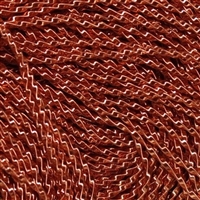 Warm Gold Coloured Wire Check No 6 - Per 18" cut