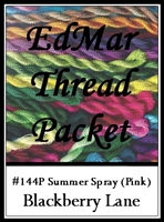 Summer Spray, Pink - Edmar Threads Packet #144