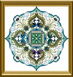 The Sparkling Peacock Mandala