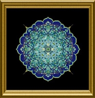 The Blue Moroccan Lace Mandala