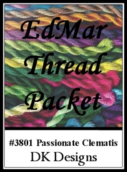 Passionate Celmatis - EdMar Thread Packet #3801