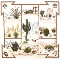 Succulent Southwest Sampler - DK Designs Pattern #3808