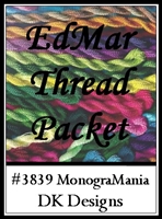 MonograMania - EdMar Thread Packet #3839