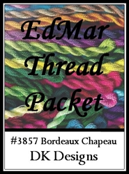 Bordeaux Chapeau - EdMar Thread Packet #3857