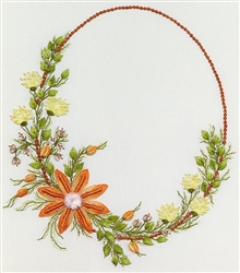 African Daisy Wreath - EdMar print #1037