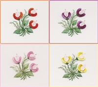 Three Jasmines (Mulberry) - Edmar kit #1223-086