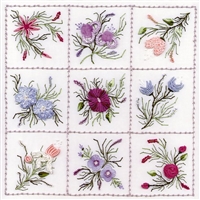 Nine Flower Sampler 1 - Edmar kit #1822