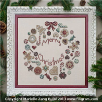 Filigram - Cookies Christmas Wreath