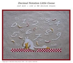 Filigram - Decimal Notation Little Goose