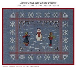 Filigram - Snowman and Snowflakes