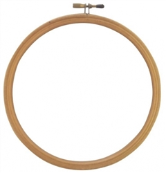 Frank A Edmunds 8" SUPERIOR QUALITY, Rounded Edge Wood Hoops