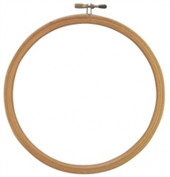 Frank A Edmunds 9" SUPERIOR QUALITY, Rounded Edge Wood Hoops 