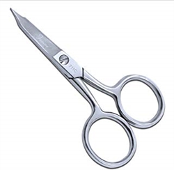 Famore 4" Micro Tip Scissors Curved
