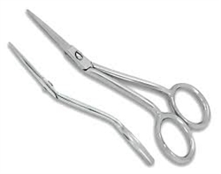 Famore 4" Mini Angled (Straight) Machine Emb Scissors