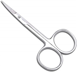 Famore 4 1/2'' Large Ringed Fine Tip Scissors