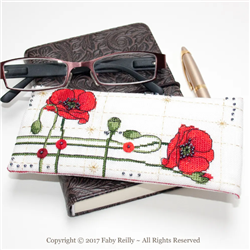 Faby Rielly - Poppy Glasses Case