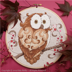 Faby Rielly - Sparkly Owl Hoop