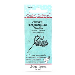 John James Crafters Collection Crewel Embroidery Assortment