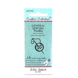 John James Crafters Collection General Sewing 3/7 18ct Needle Pk
