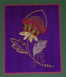 Alison Cole Embroidery -Jacoben Flower