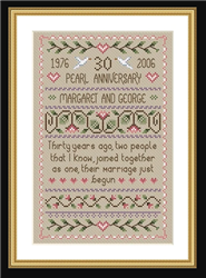 Little Dove Designs - Pearl Anniversary Sampler