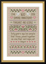 Little Dove Designs - Diamond Anniversary Sampler