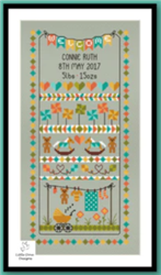 Little Dove Designs - Baby Bunting Birth Sampler