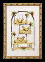 NC143 - Three French Hens Chart