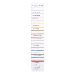 Crystal Braid, Color CR05 - Mint Green Pearl