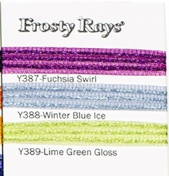 Frosty Rays, Color  Y389 - Lime Green Gloss