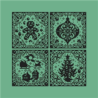 Shannon Christine Designs - Christmas Silhouette Ornaments