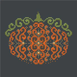 Shannon Christine Designs - Orange Swirl Pumpkin
