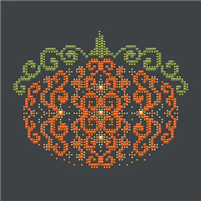 Shannon Christine Designs - Orange Swirl Pumpkin