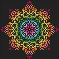 Shannon Christine Designs - Rainbow Mandala 2 Full