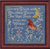 Tempting Tangles - Red Finch's Winter Song