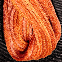 Valdani 6-Ply Floss Color #P6 - Rusted Orange