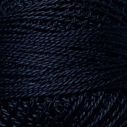 Valdani Perle Cotton Color #1072 - Vibrant Navy