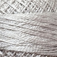 Valdani Perle Cotton Color #117 - White Smoke Gray