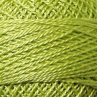 Valdani Perle Cotton Color #1262 - Luminous Lime