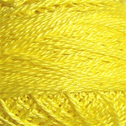 Valdani Perle Cotton Color #1308 - Easter Yellow