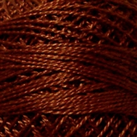 Valdani Perle Cotton Color #1643 - Red Brown Medium