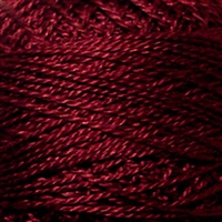Valdani Perle Cotton Color #078 - Rusty Burgundy